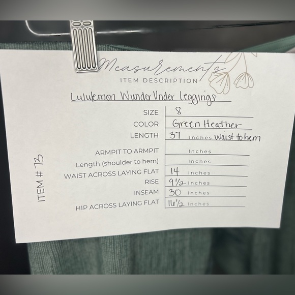 Lululemon Wunder Under Leggings Luxtreme Burlap Texture | Sz 8 - Picture 13 of 13
